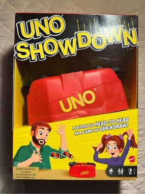 UNO Showdown Quick-Draw Game — Red